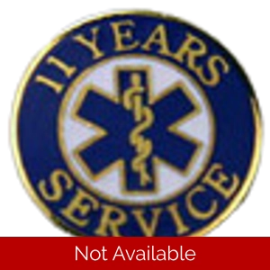 Insignia Tac Pin SOL Star of Life Years Service 11