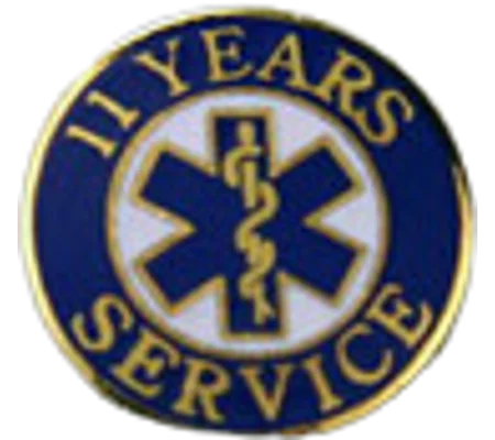 Insignia Tac Pin SOL Star of Life Years Service 11