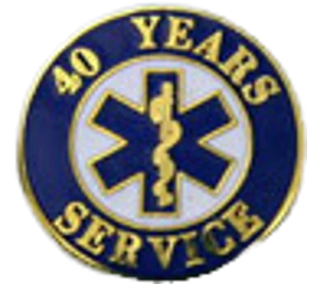 Insignia Tac Pin SOL Star of Life Years Service 40