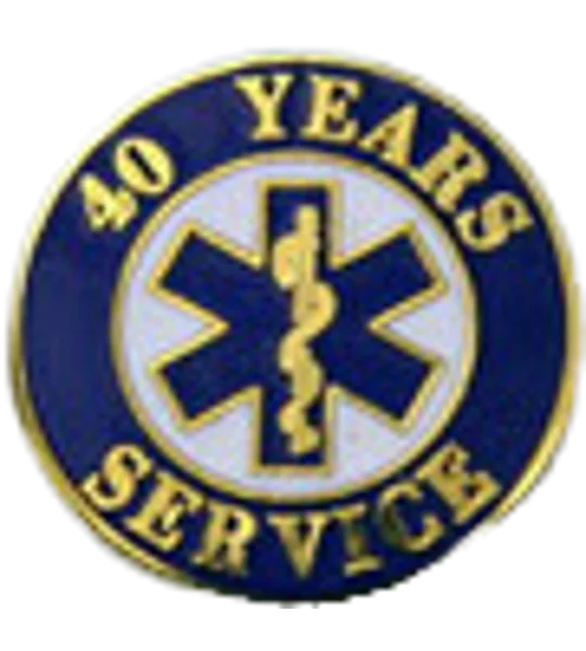 Insignia Tac Pin SOL Star of Life Years Service 40