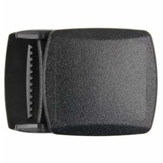 Black Web Belt Buckle Plastic