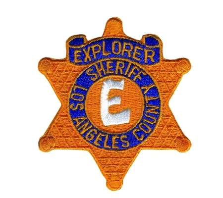 CA California State Deputy Sheriff Badge Patch Gold Explorer