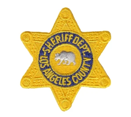 CA California State Sheriff Department Badge Patch Gold