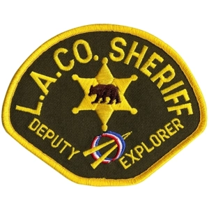 CA California Los Angeles County Explorer Shoulder Patch