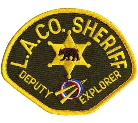 CA California Los Angeles County Explorer Shoulder Patch