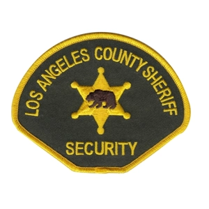 CA California Los Angeles County Security Shoulder Patch