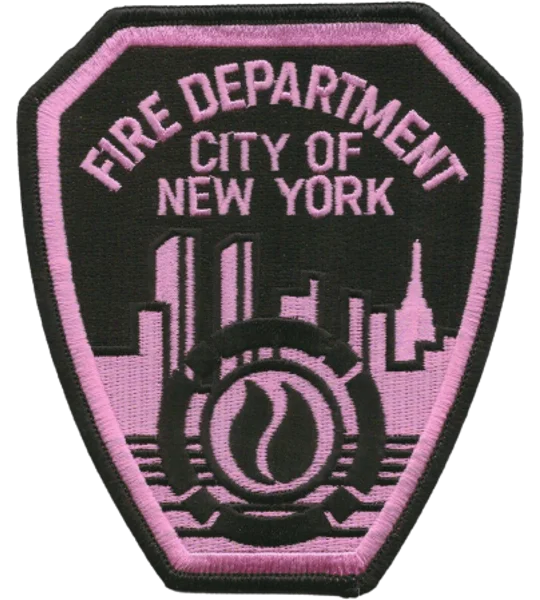 FDNY City of New York Fire Department Patch Pink