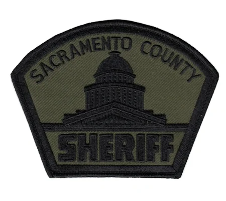 CA California Sacramento Sheriff Shoulder Patch Subdued