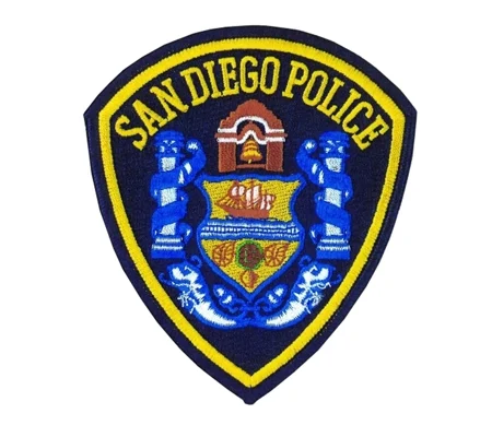 CA California San Diego Police Shoulder Patch