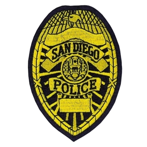 CA California San Diego Police Badge Patch
