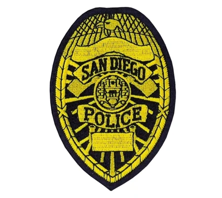 CA California San Diego Police Badge Patch
