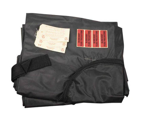 Body Bag Post Mortem Adult Black Heavy Duty 36 x 90