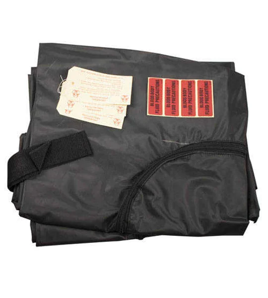Body Bag Post Mortem Adult Black Heavy Duty 36 x 90