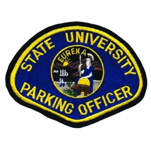 CA California State University Parking Officer Shoulder Patch