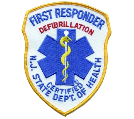 NJ New Jersey First Responder Shoulder Patch