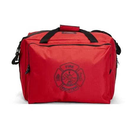 Deluxe Step-In Firefighter Gear Bag with Maltese Cross