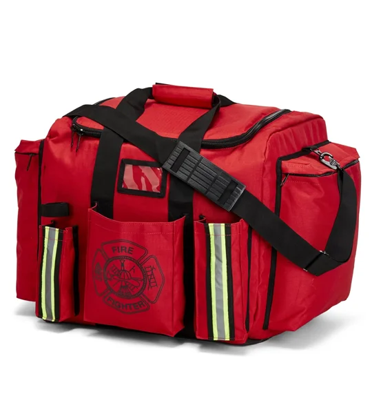 Firefighter XXL Turnout Gear Bag with Yellow Reflective Trim