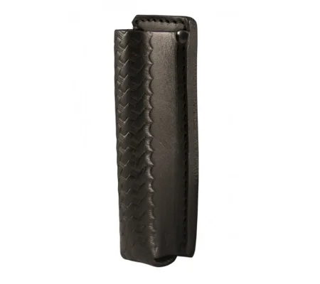 Leather Baton Holder Collapsible Textured Grip ASP Basket Weave