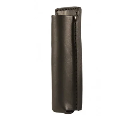 Leather Baton Holder Collapsible Textured Grip ASP Plain