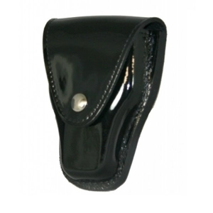 Leather Handcuff Case Clarino Black Smith & Wesson MDL 1