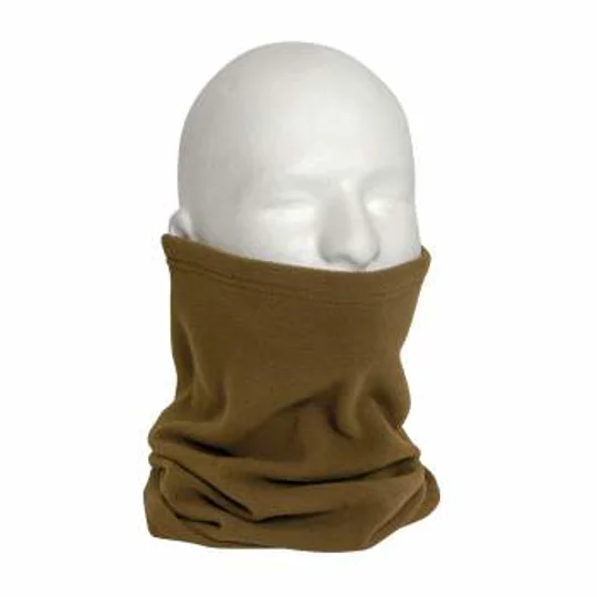 Winter Polar Fleece Neck Warmer Coyote Brown