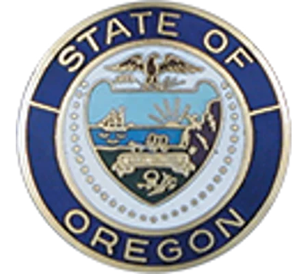 Collar Insignia Tac Pin State Seal OR Oregon
