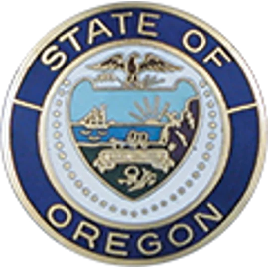 Collar Insignia Tac Pin State Seal OR Oregon
