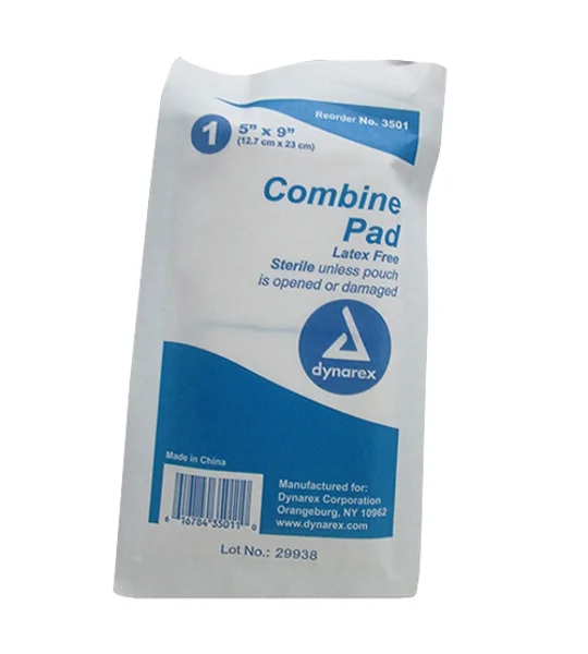 Abdominal Combine Pad Non Woven Fluff 5 X 9 Pack of 20