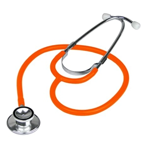 First Aid Dual Head Stethoscope Orange