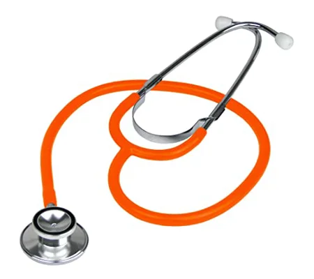 First Aid Dual Head Stethoscope Orange