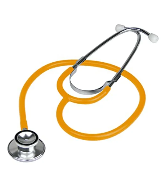First Aid Dual Head Stethoscope Yellow