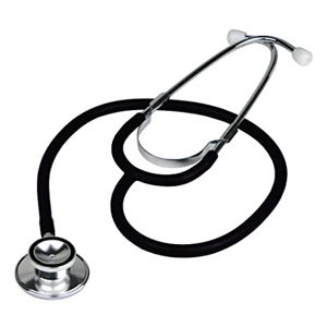 First Aid Dual Head Stethoscope Black