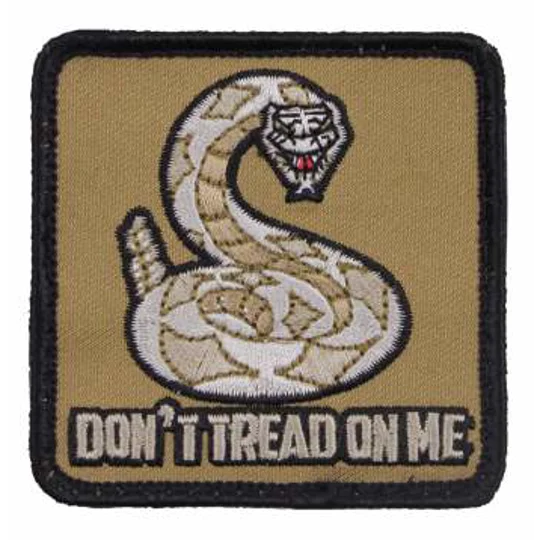 Don't Tread On Me Patch Velcro Tan