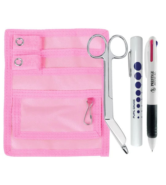Belt Loop Organizer Nurse Set Pocket Instruments Filled Pink