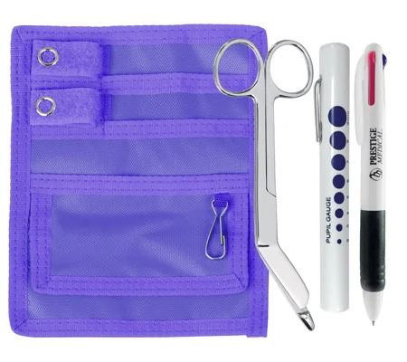 Belt Loop Organizer Nurse Set Pocket Instruments Filled Purple