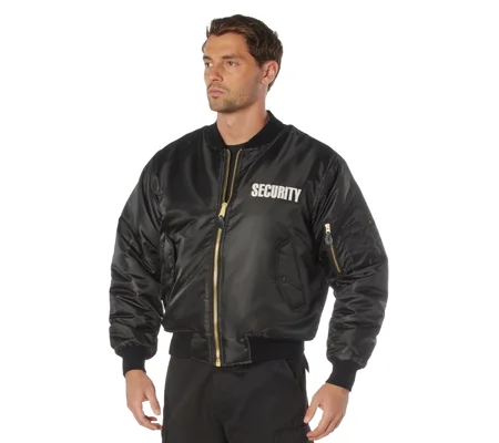 MA-1 Flight Jacket With Security Print
