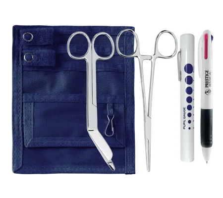 Belt Loop Organizer Nurse Set Pocket Instruments Filled DX Navy