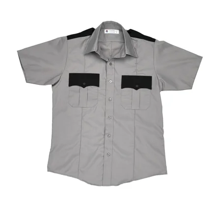 Class A Uniform Shirt Short Sleeve Grey & Black