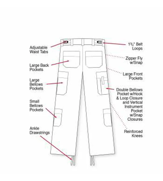 Rip Stop EMT Pants Navy Blue
