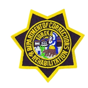 CA California State Department of Corrections Rehab Patch Star