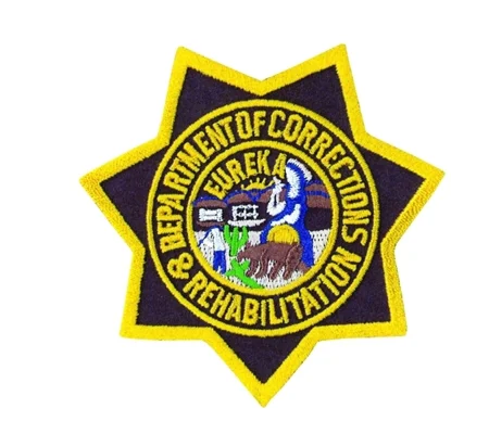 CA California State Department of Corrections Rehab Patch Star
