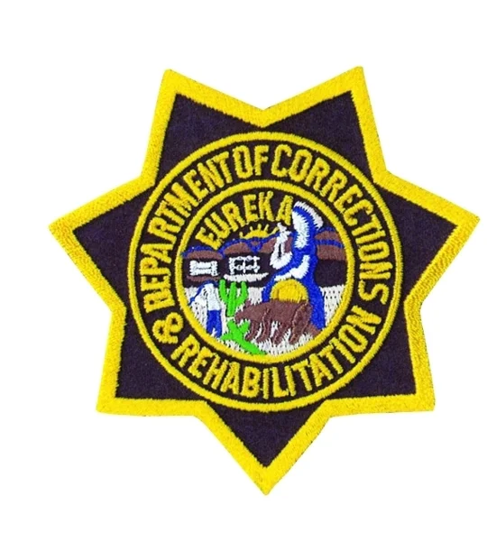 CA California State Department of Corrections Rehab Patch Star
