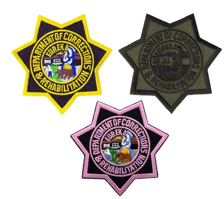 CA California DOCR Patch Badge Collector Pack