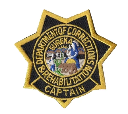 CA California State Department of Corrections Rehab Patch Star Captain