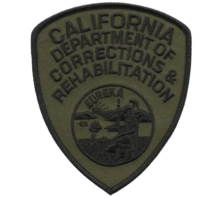 CA California State Department of Corrections Rehab Patch Subdued