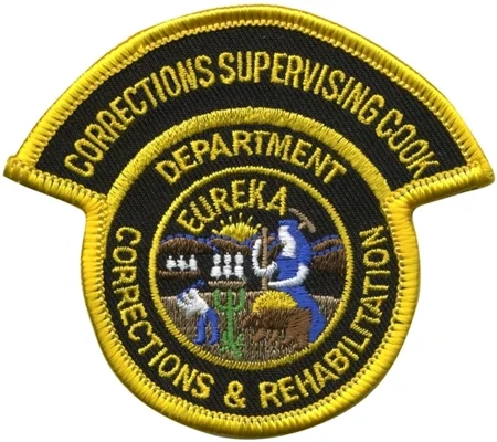 CA California State Department of Corrections Patch Circle Cook