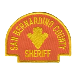 CA California San Bernardino Sheriff Red Shoulder Patch