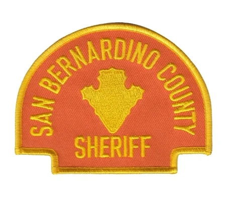CA California San Bernardino Sheriff Red Shoulder Patch