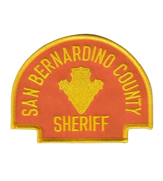 CA California San Bernardino Sheriff Red Shoulder Patch