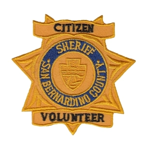 CA California San Bernardino Sheriff Citizen Patch